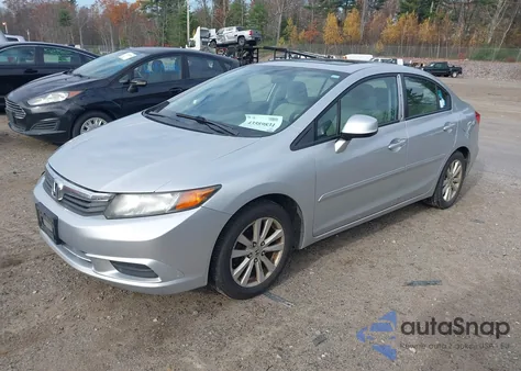 2012 Honda Civic Ex из США, поврежденный, VIN 2HGFB2F83CH503732